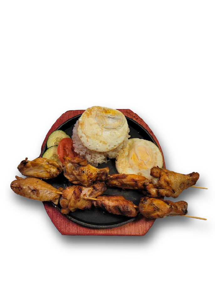 2PCS. CHICKEN BBQ SILOG