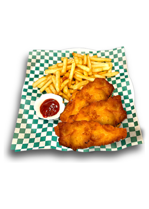 3PCS. FISH AND CHIPS (COD)